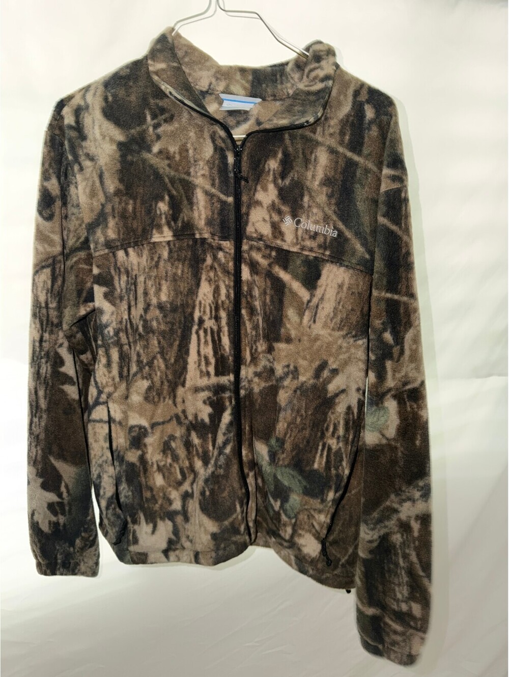 Columbia Men's Camouflage Full Zip Fleece Jacket